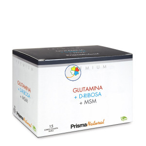 GLUTAMINA, RIBOSA Y MSM 15 STICKS PRISMA PREMIUM