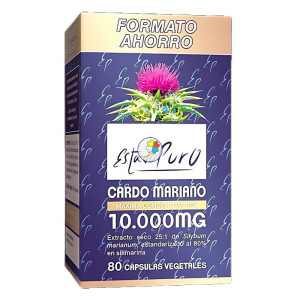 CARDO MARIANO 10.000 MG 80 CÁPSULAS VEGETALES ESTADO PURO - TONGIL