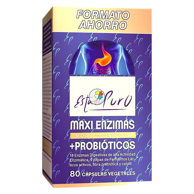 ESTADO PURO MAXI ENZIMAS CON PROBIOTICOS 80 CAP ESTADO PURO - TONGIL