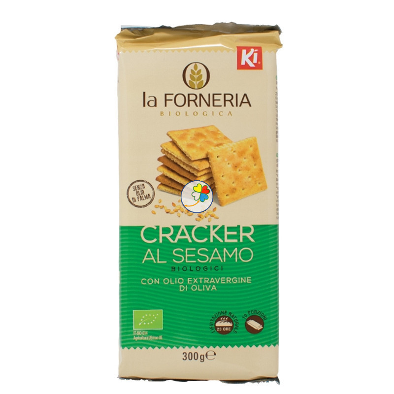 CRACKERS DE SESAMO 300Gr. BUONBIO