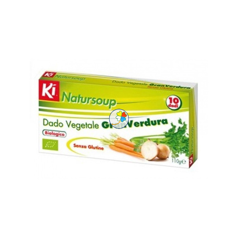 CALDO VEGETAL EN CUBITOS 64Gr. BUONBIO