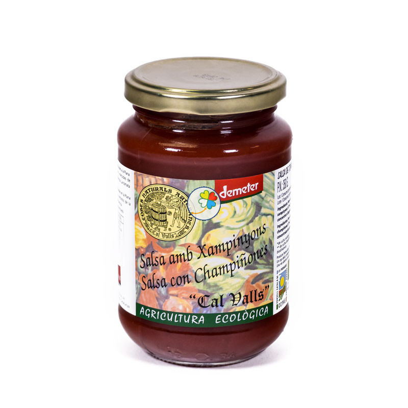 SALSA TOMATE CON CHAMPIÑONES DEMETER 350Gr. CAL VALLS