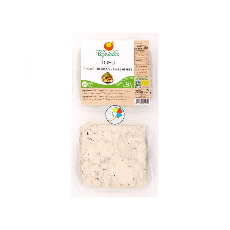 TOFU FINAS HIERBAS BIO 2X150Gr. VEGETALIA