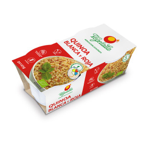 VASITO ARROZ DE QUINOA BLANCA Y QUINOA ROJA 2X125Gr. VEGETALIA