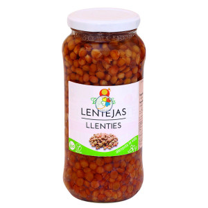 LENTEJAS COCIDAS ECOLOGICAS 540Gr. VEGETALIA