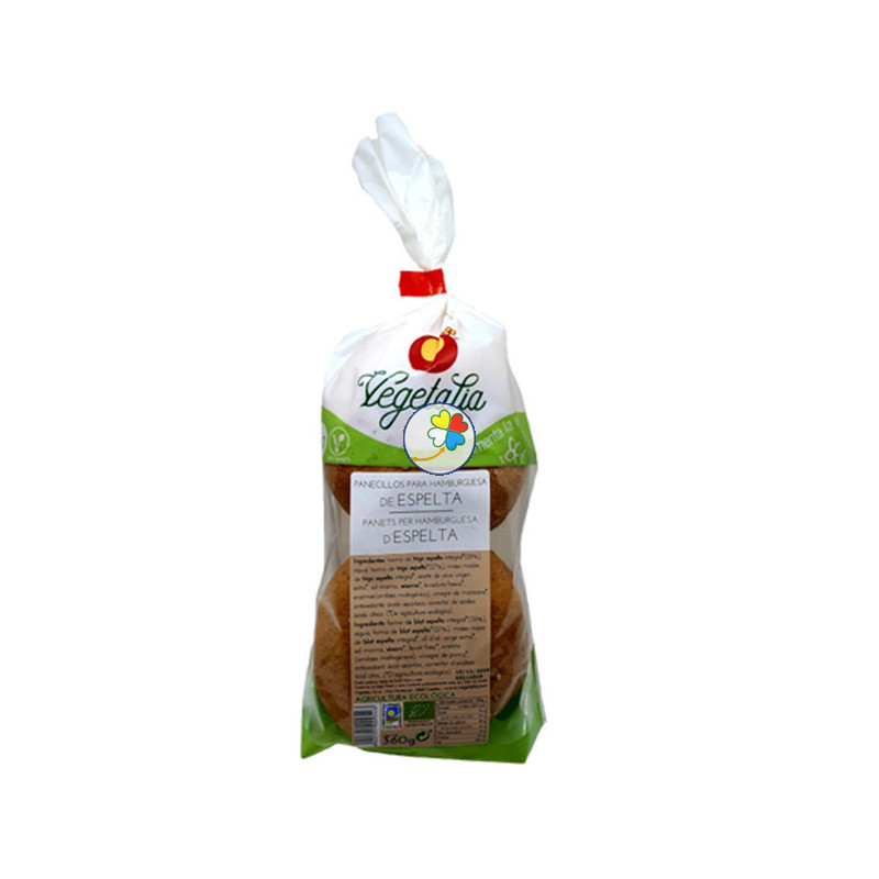 PANECILLOS DE HAMBURGUESA DE ESPELTA BIO 360Gr. VEGETALIA