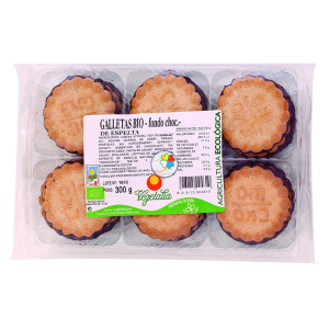 BIO GALLETAS DE ESPELTA CHOCOLATE EKO 300Gr. VEGETALIA