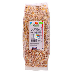 COPOS INTEGRALES 5 CEREALES BIO 500Gr. VEGETALIA