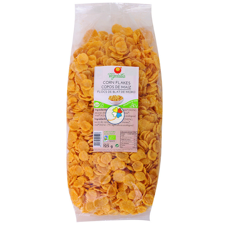 CORN FLAKES (COPOS DE MAIZ) TOSTADOS BIO 400Gr. VEGETALIA