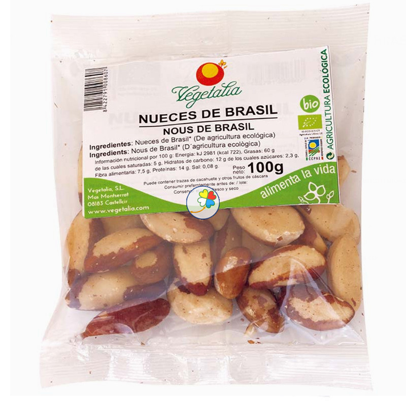 NUECES DE BRASIL ECOLOGICAS 100Gr. VEGETALIA