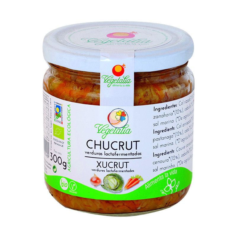 CHUCRUT VERDURAS LACTOFERMENTADAS BIO 300Gr. VEGETALIA