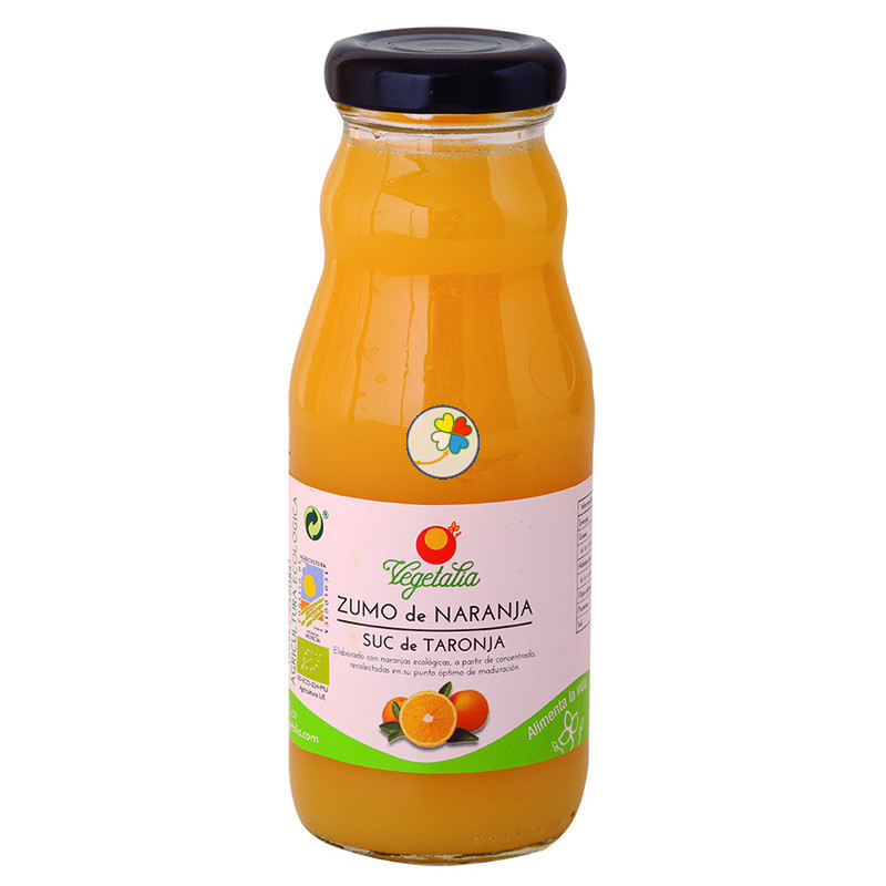 ZUMO DE NARANJA PEQUEÑO 200Ml. VEGETALIA