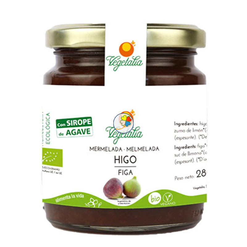 MERMELADA DE HIGO CON AGAVE BIO 265Gr. VEGETALIA