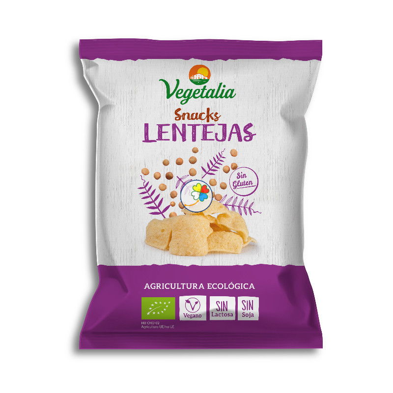 SNACK DE LENTEJAS BIO 45Gr. VEGETALIA