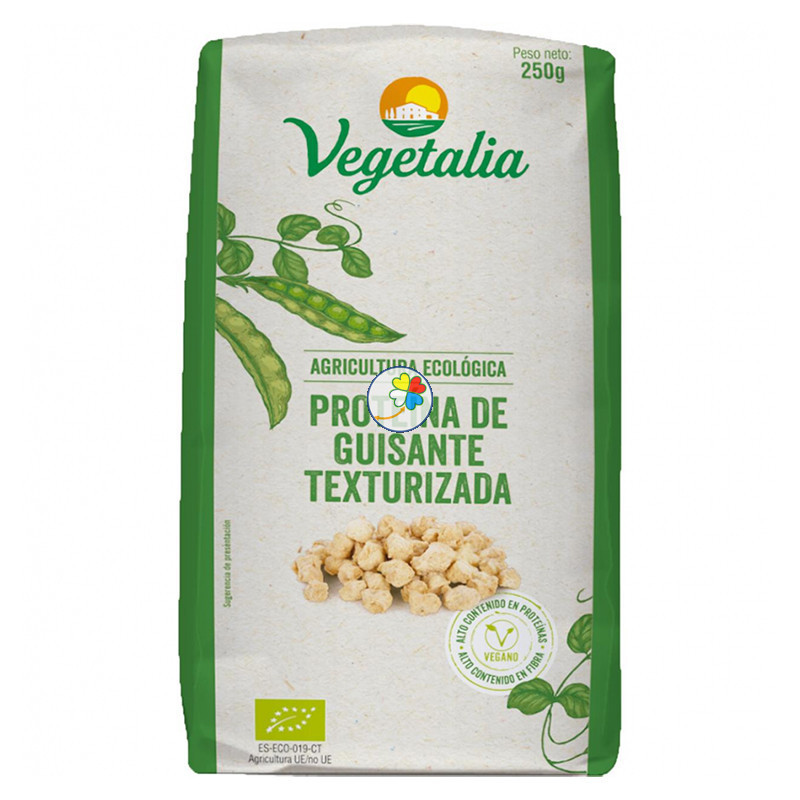 PROTEINA DE GUISANTE TEXTURIZADA 250Gr. VEGETALIA