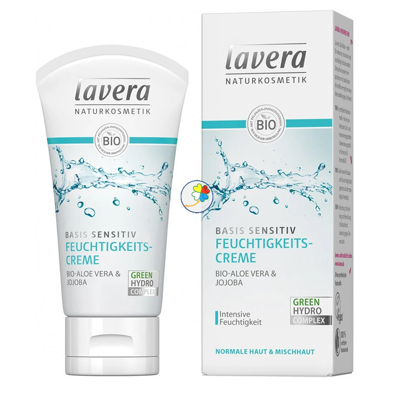 CREMA DE DIA HIDRATANTE BASIS SENSITIV 50Ml. LAVERA