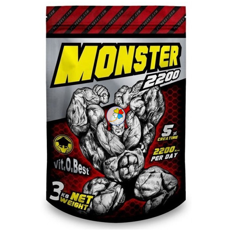 MONSTER GAINER 2200 DE 3Kg. VAINILLA VIT.O.BEST