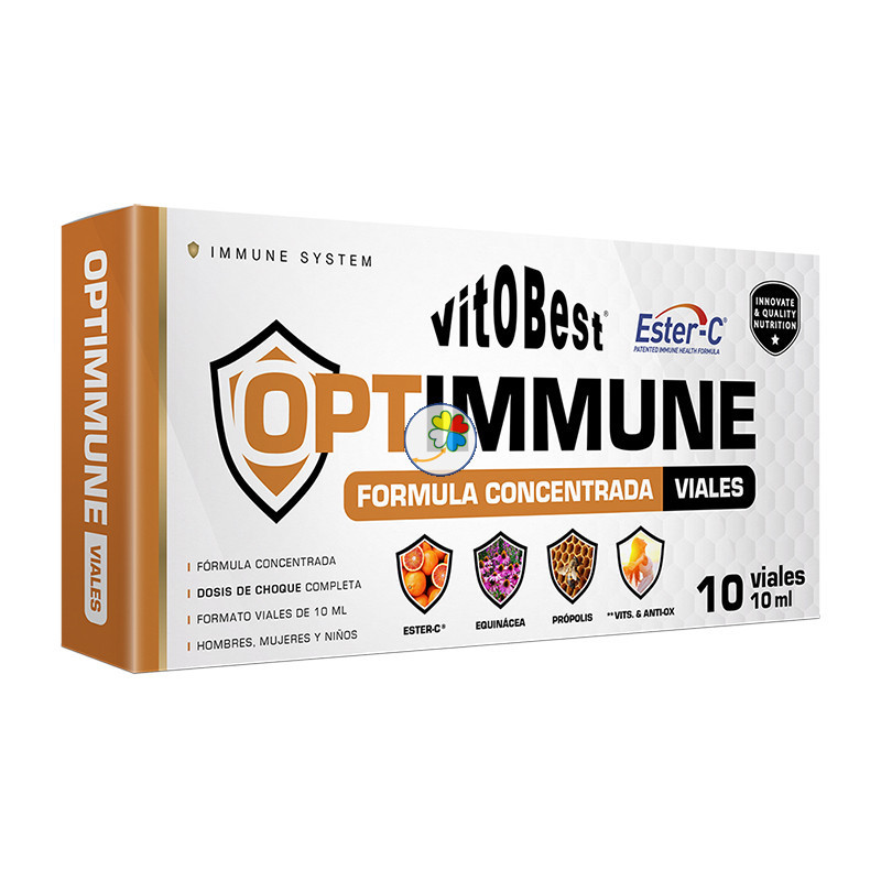 OPTIMMUNE FORMULA CONCENTRADA - 10 VIALES VIT.O.BEST