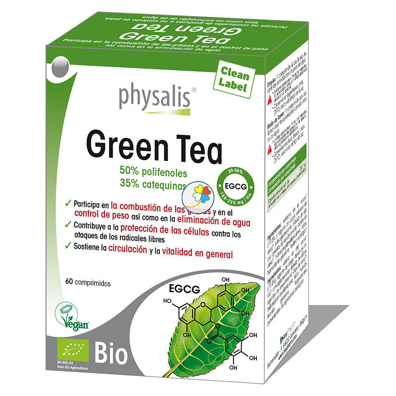 GREEN TEA 60 COMPRIMIDOS PHYSALIS