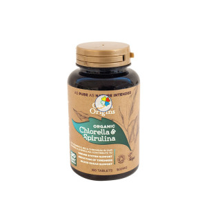 CLORELA CON ESPIRULINA BIO 180 COMPRIMIDOS GREEN ORIGIN