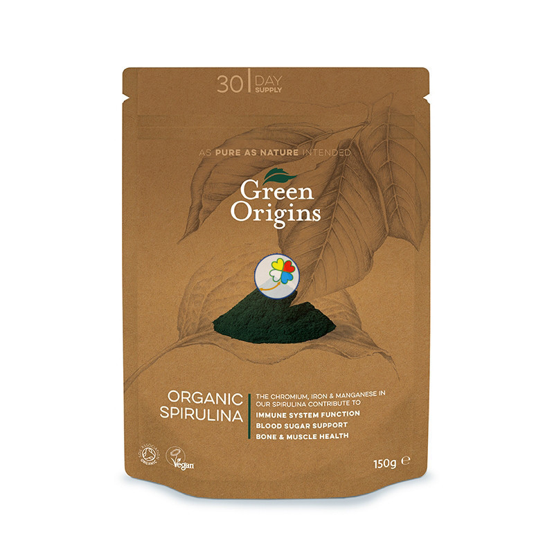 ESPIRULINA EN POLVO 500Gr. GREEN ORIGIN