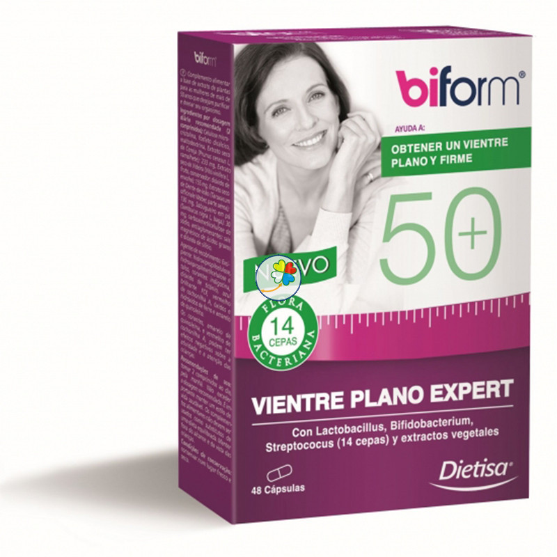 50+ VIENTRE PLANO EXPERT 48 CAPSULAS BIFORM