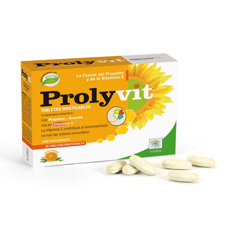 PROLYVIT 20 TABLETAS MASTICABLES NOEFAR