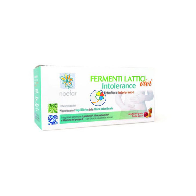 ERBAFLORA INTOLERANCE 12 VIALES DE 10Ml. NOEFAR