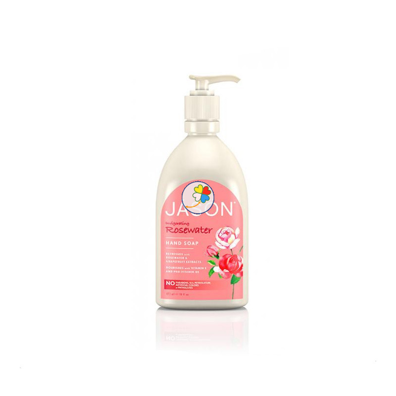 GEL DE MANOS AGUA DE ROSAS 473Ml. JASON