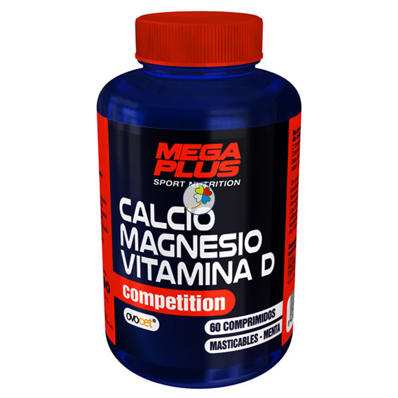 CALCIO + MAGNESIO + VITAMINA D COMPETITION 60 COMPRIMIDOS MEGAPLUS