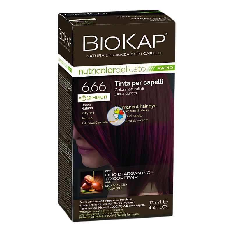 RAPID DELICATO 6.66 ROJO RUBI 135ML BIOKAP