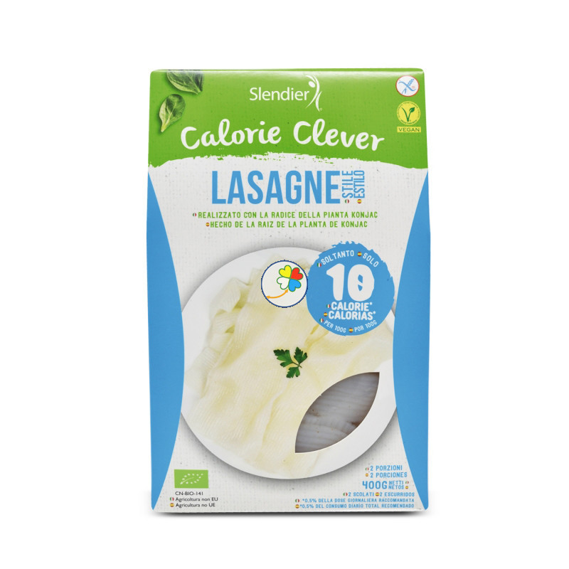 PASTA KONJAC LASAÑA 400Gr. SLENDIER