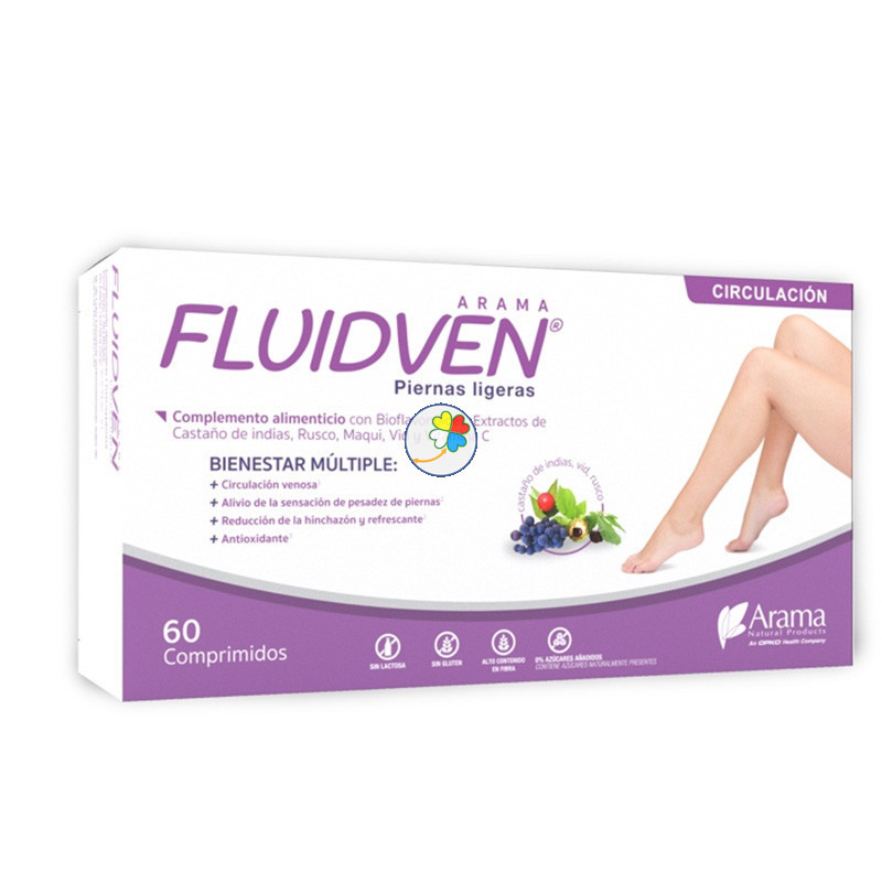 FLUIDVEN 60 COMPRIMIDOS ARAMA NATURAL PRODUCTS