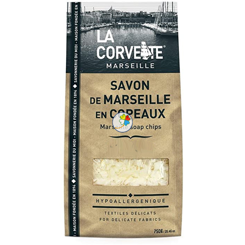 JABON DE MARSELLA EN VIRUTAS 750Gr. LA CORVETTE