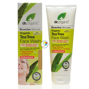 GEL LIMPIADOR FACIAL DE ARBOL DEL TE 200Ml. DR. ORGANIC