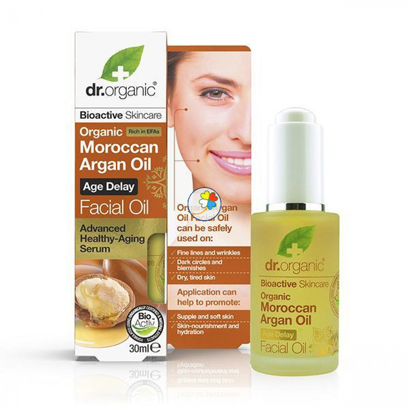 ACEITE FACIAL DE ARGAN 30Ml. DR. ORGANIC