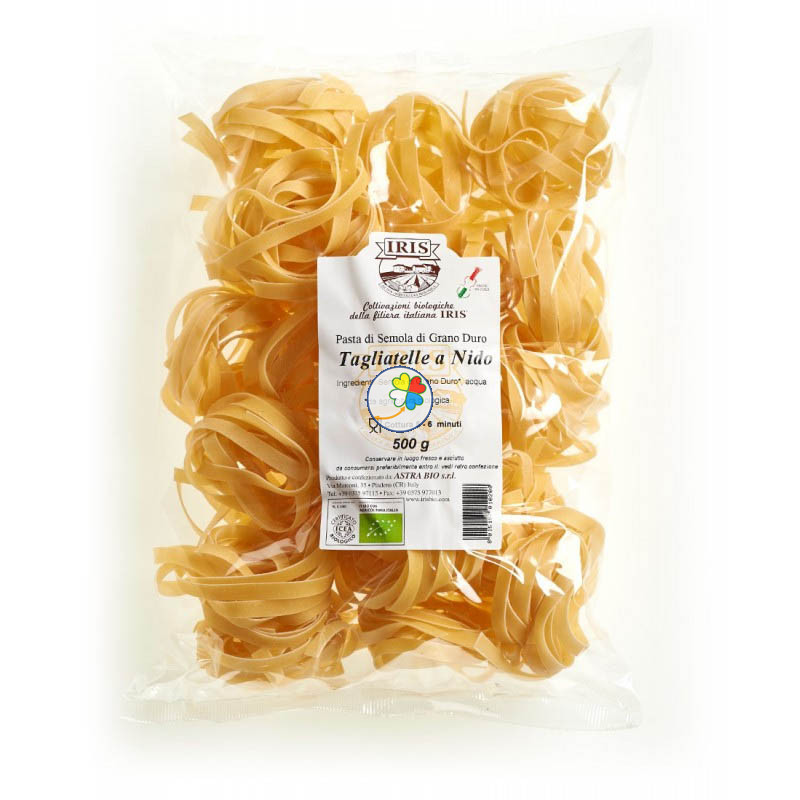 TAGLIATELLLE DE TRIGO BIO 500GR IRIS