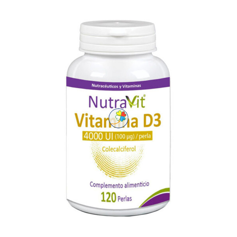 VITAMINA D3 120 PERLAS NUTRAVIT