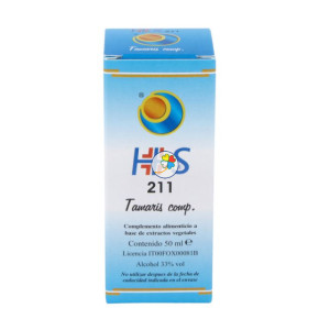 HS 211 - TAMARIS COMP. 50 ml, gotas R.E. 1/50 HERBOPLANET