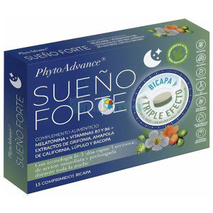 SUEÑO FORTE 15 COMPRIMIDOS BICAPA PHYTOADVANCE