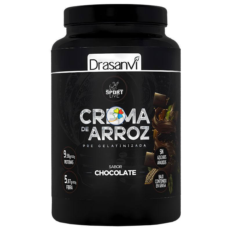 CREMA ARROZ SABOR CHOCOLATE 1 KG DRASANVI SPORT LIVE