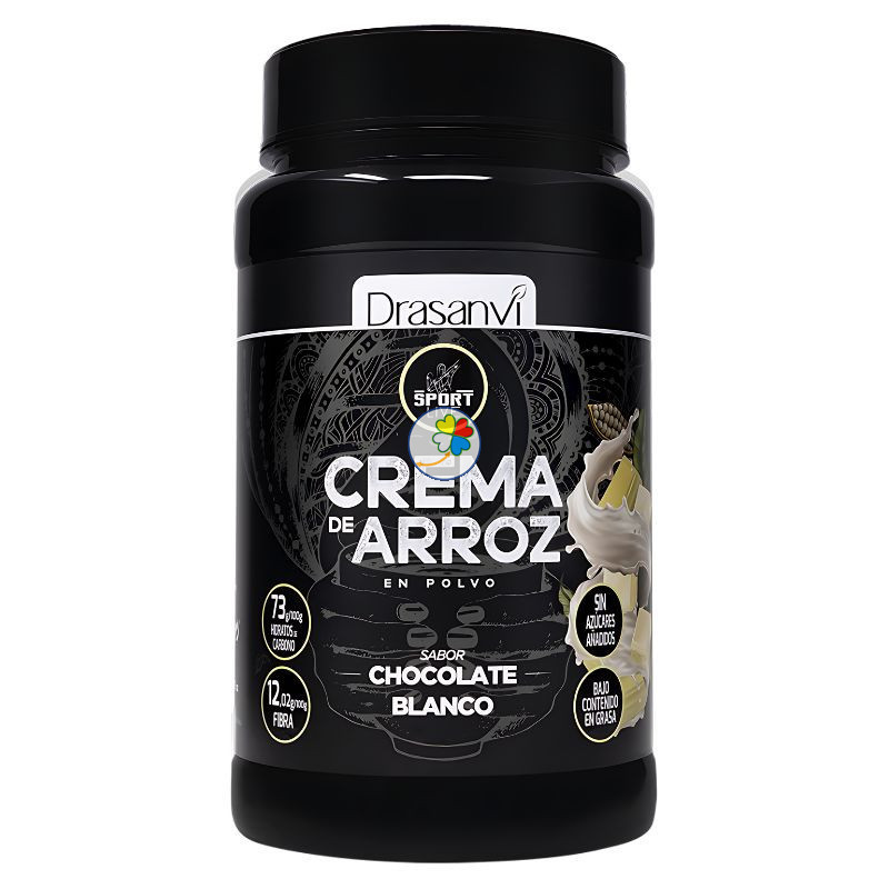 CREMA ARROZ SABOR CHOCOLATE BLANCO 1 KG DRASANVI SPORT LIVE