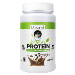 PROTEINA VEGANA SABOR CAPUCHINO 600 GR DRASANVI SPORT LIVE