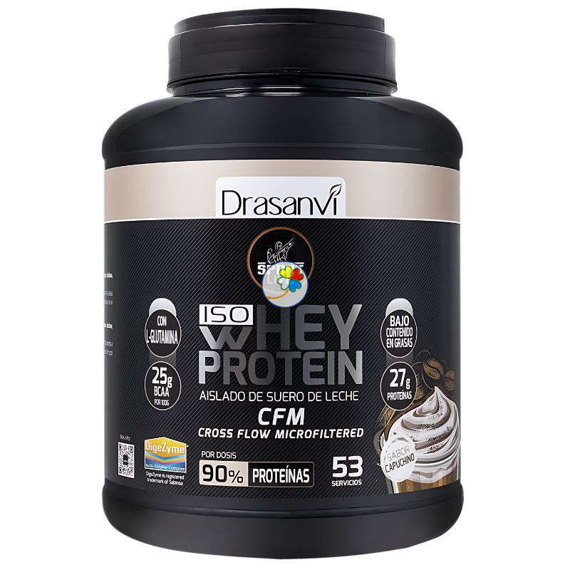 WHEY PROTEIN AISLADO CAPUCHINO 1,6KG DRASANVI SPORT LIVE