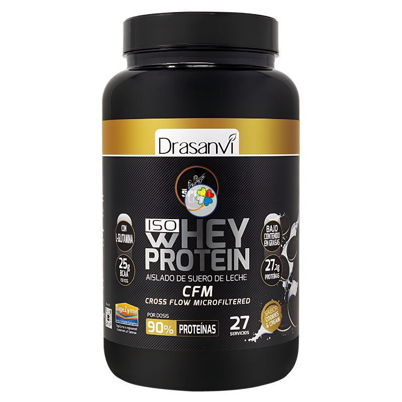 WHEY PROTEIN AISLADO COOKIES AND CREAM 800GR DRASANVI SPORT LIVE