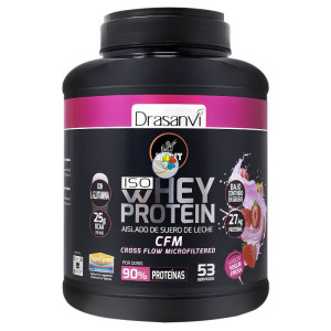 WHEY PROTEIN AISLADO YOGUR FRESA 1,6KG DRASANVI SPORT LIVE