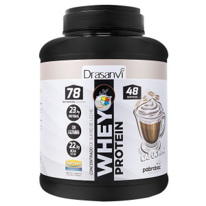 WHEY PROTEIN CONCENTRADA CAPUCHINO 1,45KG DRASANVI SPORT LIVE