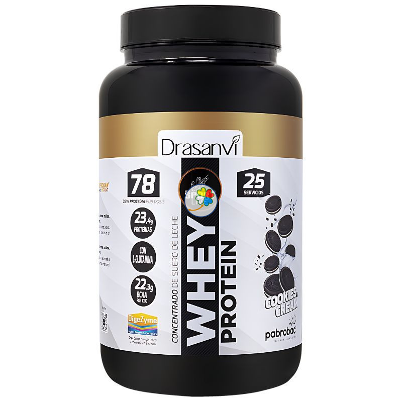 WHEY PROTEIN CONCENTRADA COOK. & CREAM 750GR DRASANVI SPORT LIVE