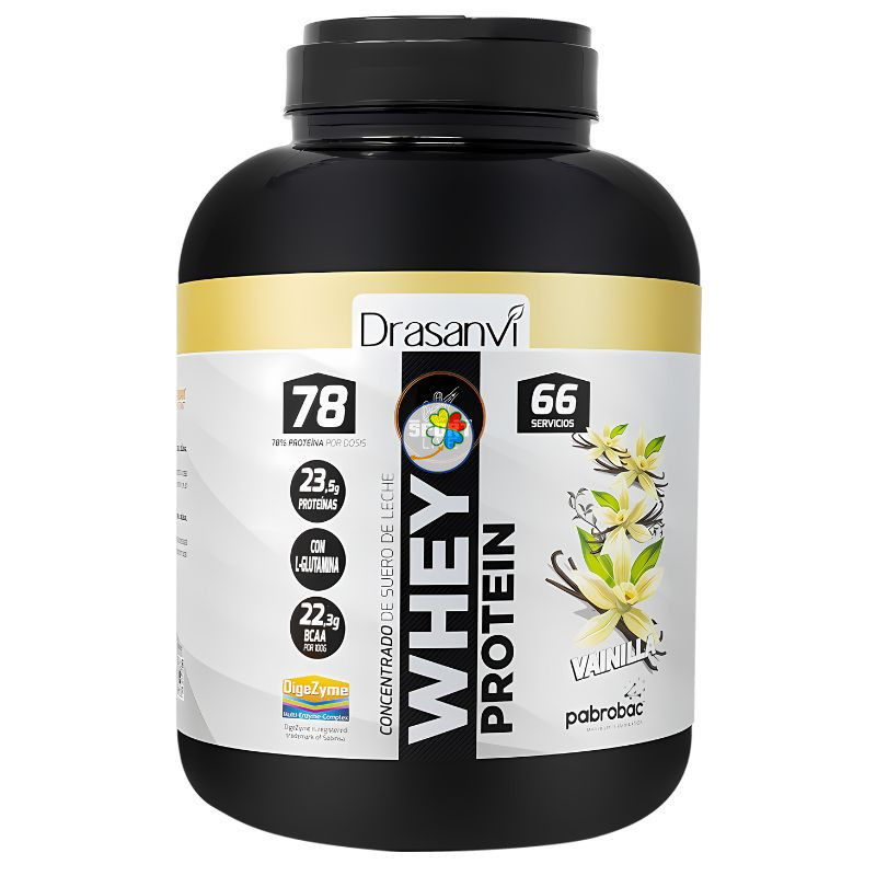 WHEY PROTEIN CONCENTRADA VAINILLA 2KG DRASANVI SPORT LIVE