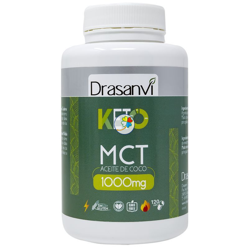 MCT OIL 120 CÁPSULAS KETO DRASANVI